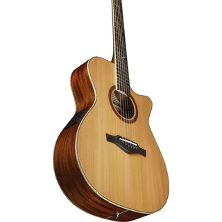 Eko EVO A350ce Auditorium Cutaway Acoustic-Electric Guitar – Natural gallery 2