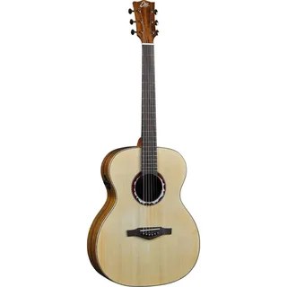 Eko ALPS J450E Grand Auditorium Acoustic-Electric Guitar – Solid Italian Red Spruce / 3-Layer Koa gallery 1
