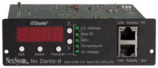 Crest Audio NexSys Nx Dante-8 network module gallery 1