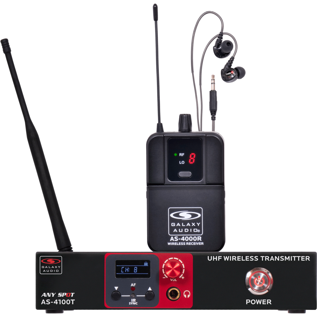 Galaxy Audio AS-4100M4 — Wireless In-Ear Personal Monitor System