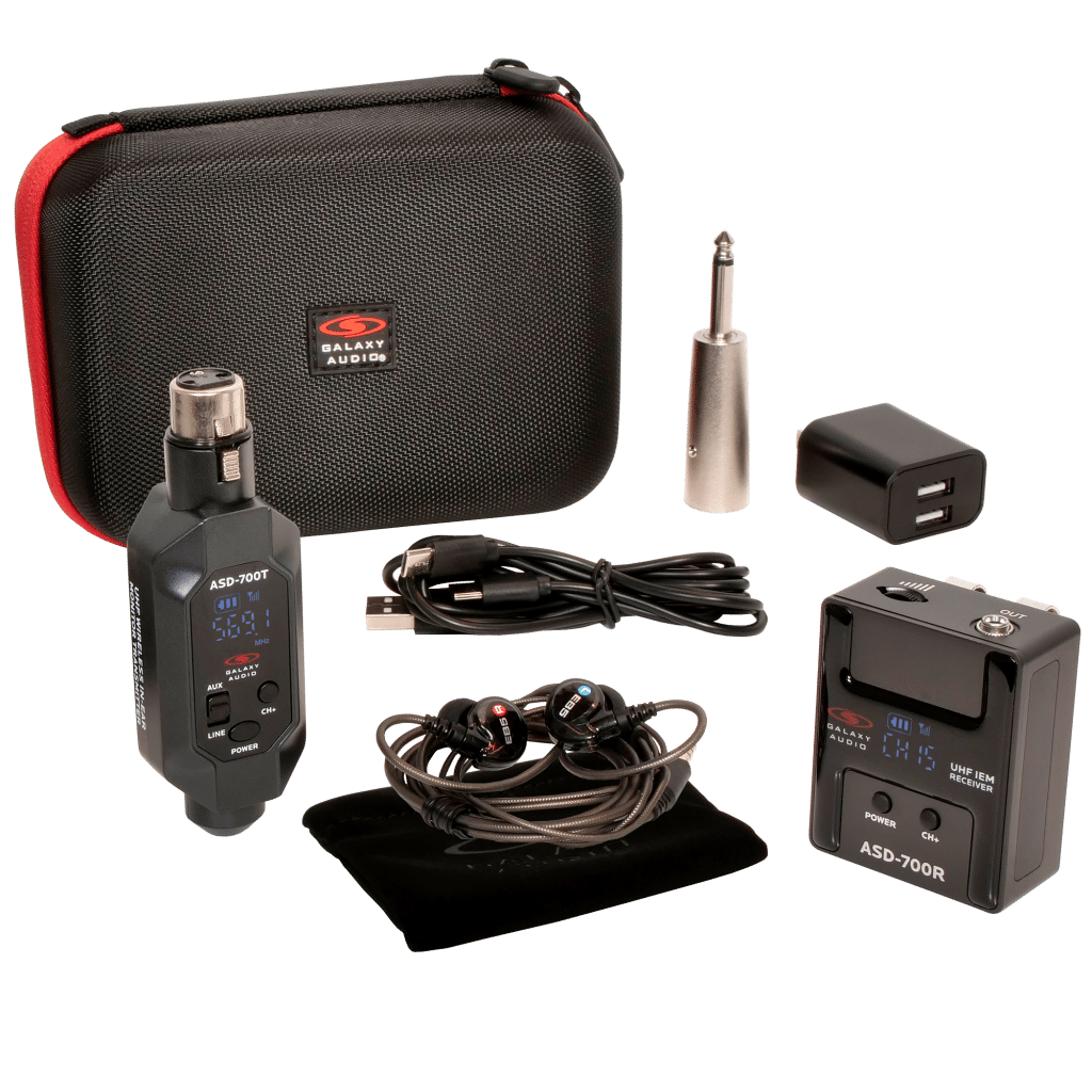 Galaxy Audio ASD-700B6 — DIGITAL UHF Plug & Play Wireless In-Ear Monitor System