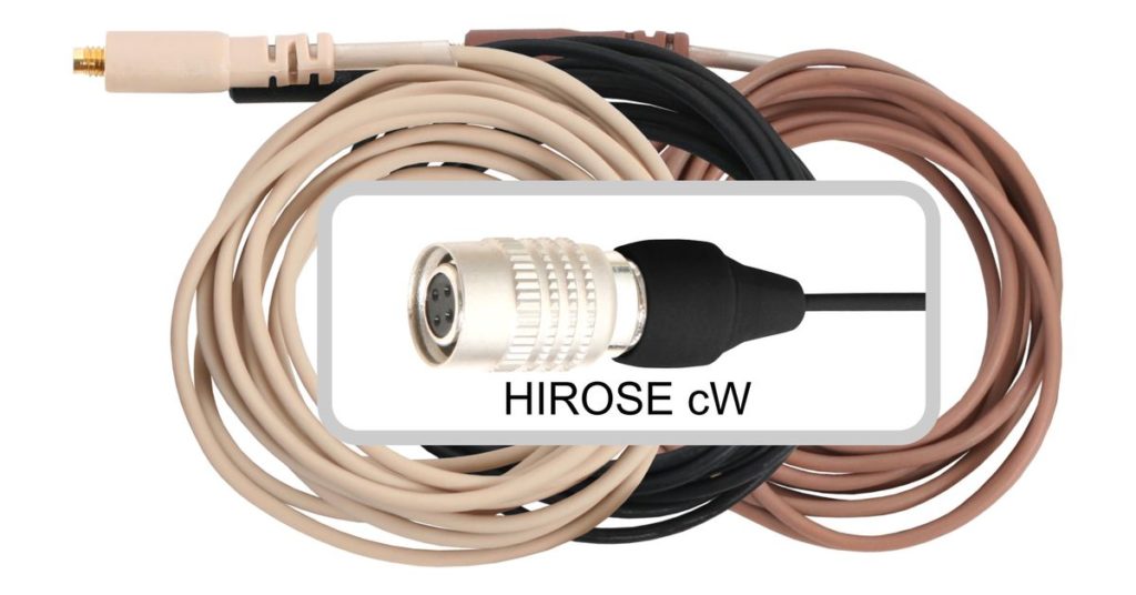 Galaxy Audio CBLATBK — Wireless Headset Mic Cable for Audio-Technica® systems (Generation 1 HIROSE cW 4 pin connector)