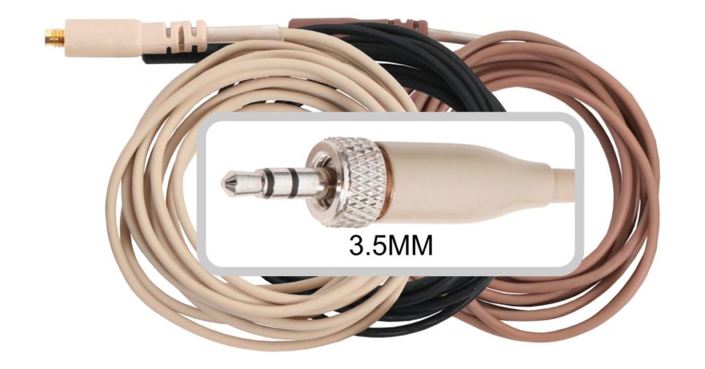 Galaxy Audio CBLSENBG — Wireless Headset Mic Cable for Sennheiser® systems (3.5mm Connector)