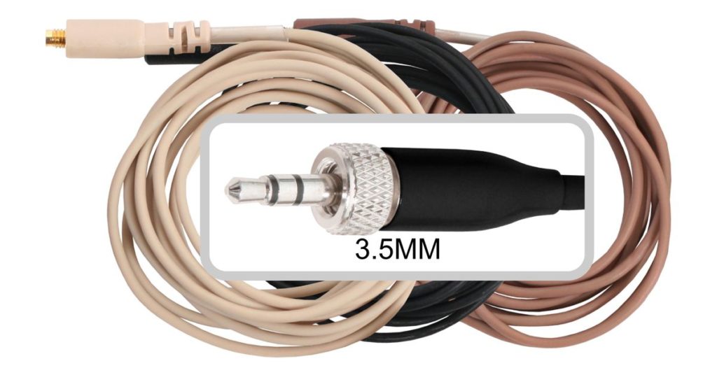 Galaxy Audio CBLSENBK — Wireless Headset Mic Cable for Sennheiser® systems (3.5mm Connector)