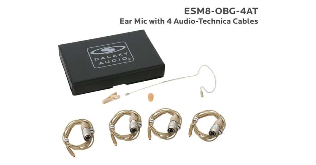 Galaxy Audio ESM8-OBG-4AT — Nearly Invisible Single Ear Headset