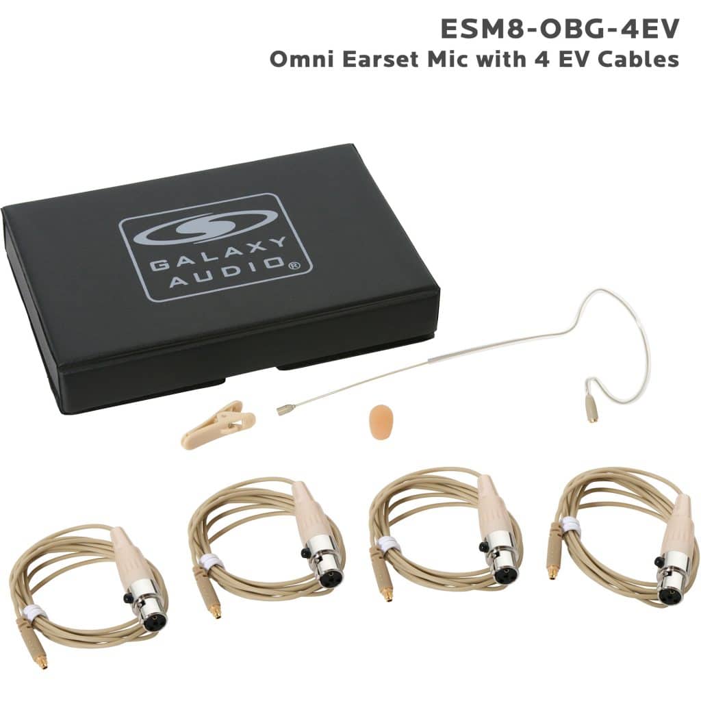 Galaxy Audio ESM8-OBG-4EV — Nearly Invisible Single Ear Headset