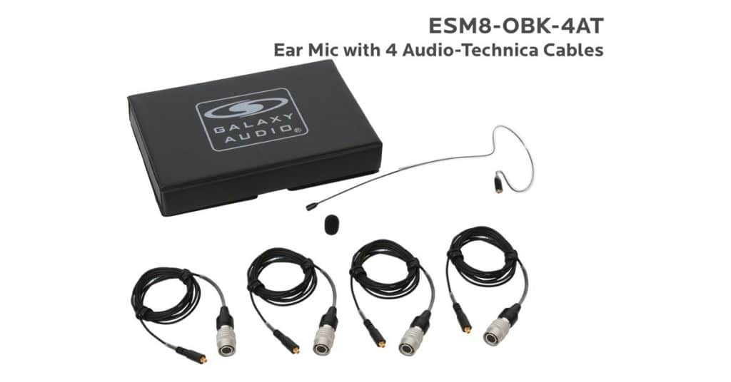 Galaxy Audio ESM8-OBK-4AT — Nearly Invisible Single Ear Headset