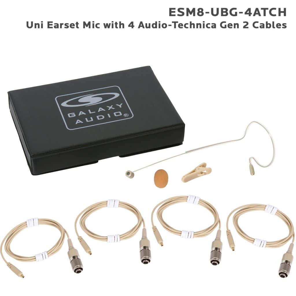 Galaxy Audio ESM8-UBG-4ATCH — Nearly Invisible Single Ear Headset
