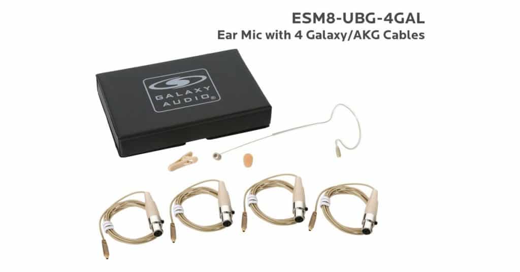 Galaxy Audio ESM8-UBG-4GAL — Nearly Invisible Single Ear Headset