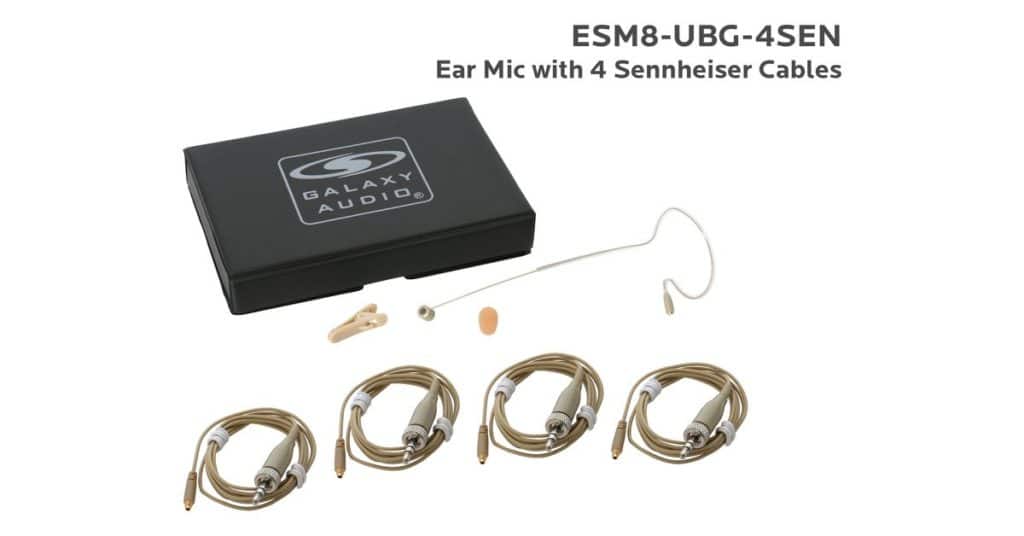 Galaxy Audio ESM8-UBG-4SEN — Nearly Invisible Single Ear Headset