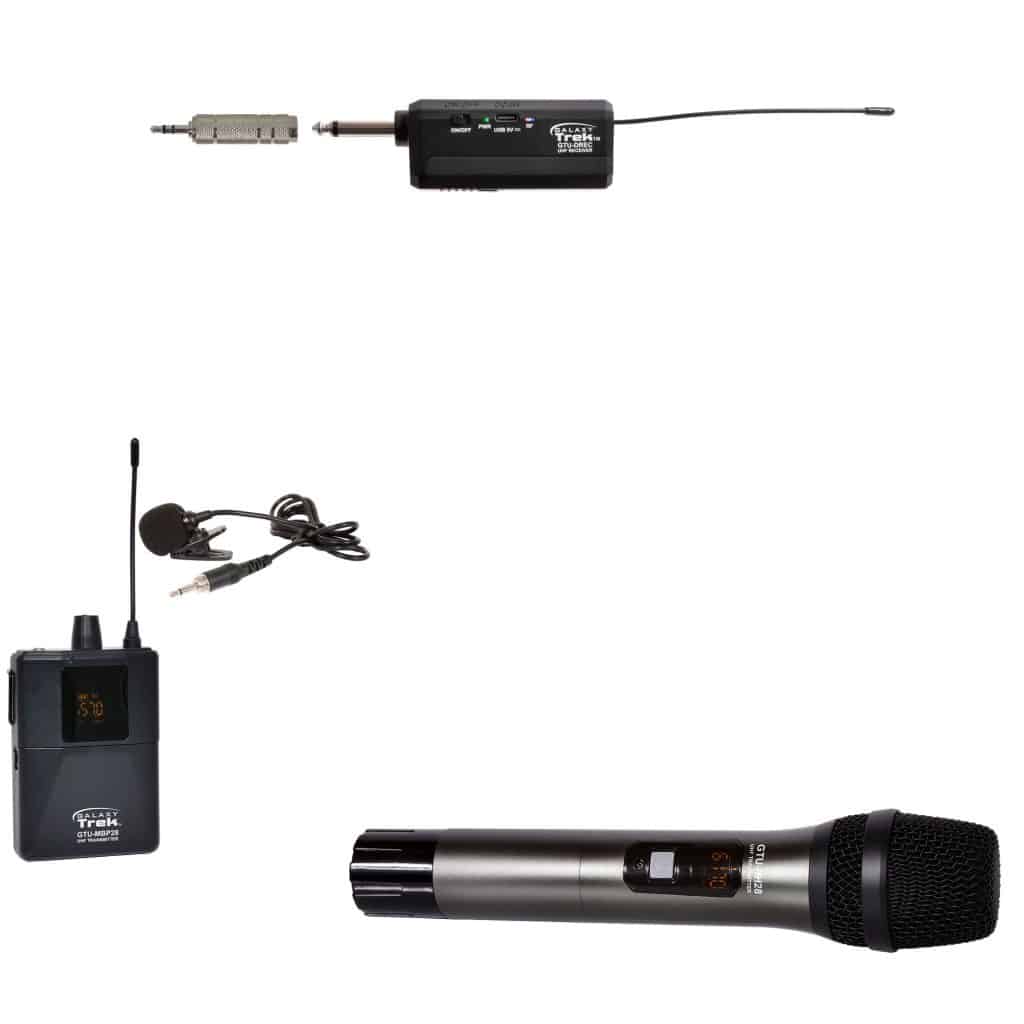 Galaxy Audio GTU-VHP5AB — Galaxy Trek Compact UHF Dual Channel Wireless Mic​