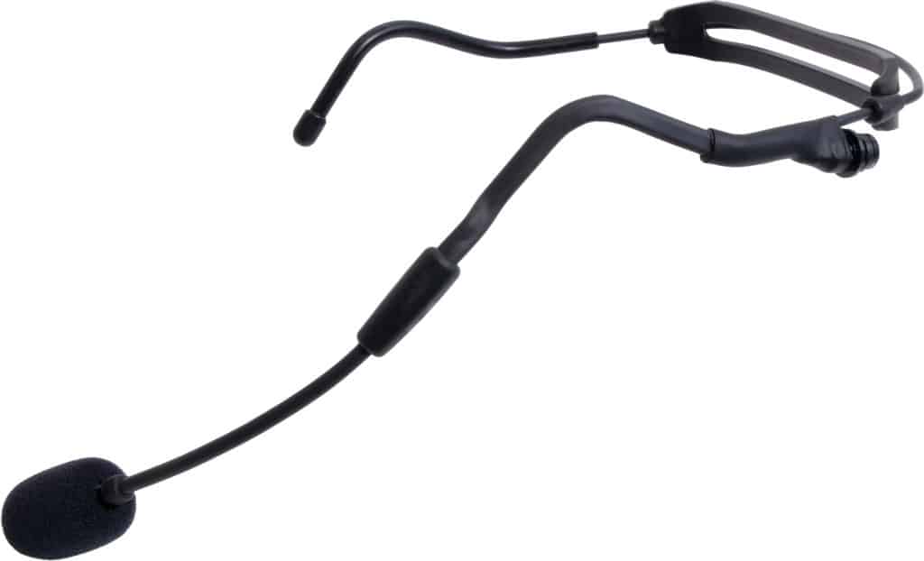Galaxy Audio H2O7-BK-SEN — HEAVY-DUTY Waterproof Fitness Dual Ear Headset Mic with Detachable Cable