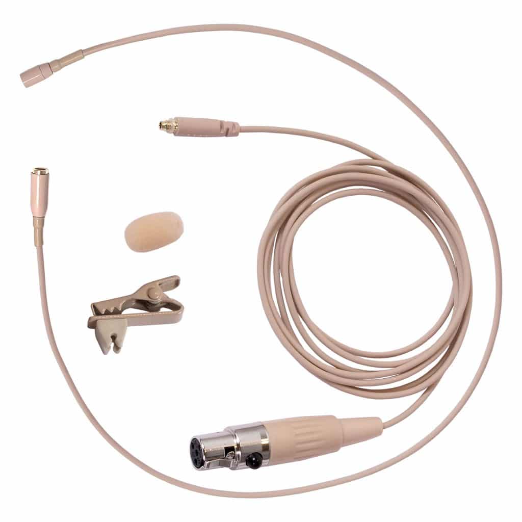 Galaxy Audio HLM8-OBG-4EV — Nearly Invisible 3.5mm Omni Mic Element Hairline Microphone