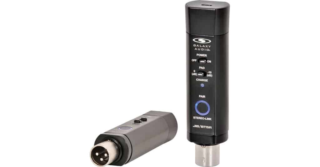 Galaxy Audio JIB/BT5R Portable Wireless XLR Bluetooth 5.0 Receiver