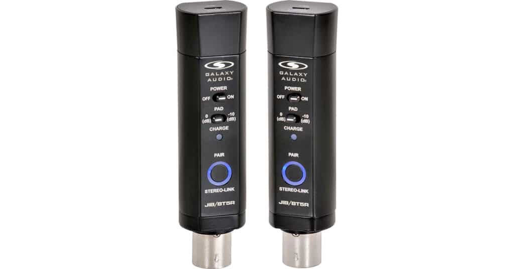 Galaxy Audio JIB/BT5RS — Portable Wireless XLR Bluetooth 5.0 Receiver