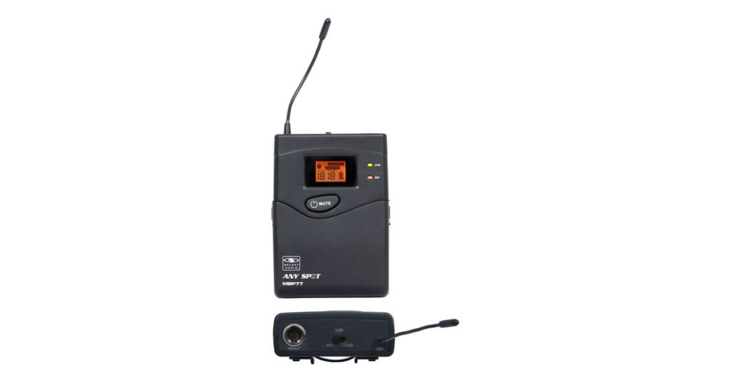 Galaxy Audio MBP77N — Wireless Microphone Body Pack for DHX & DHXR4 Systems