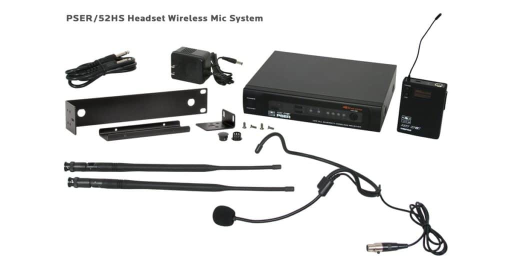Galaxy Audio PSER/52HSD — Economical 16 Channel Rackable Wireless Handheld, Headset or Lavalier Mic System (UHF)- DISCONTINUED
