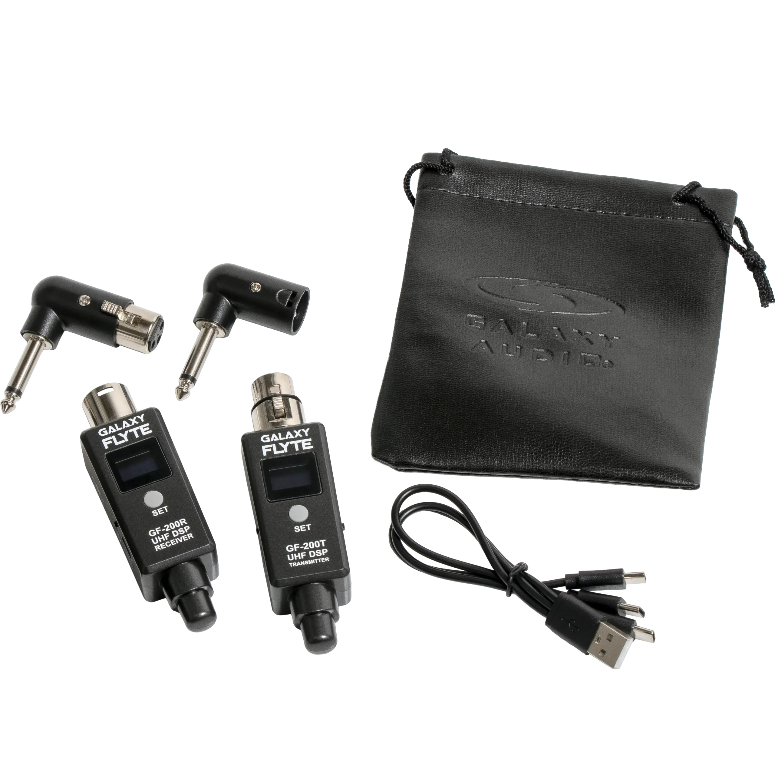 Galaxy Audio GF-200A — Turn Your Existing XLR Microphones or Powered Speakers Wireless with the Galaxy FLYTE