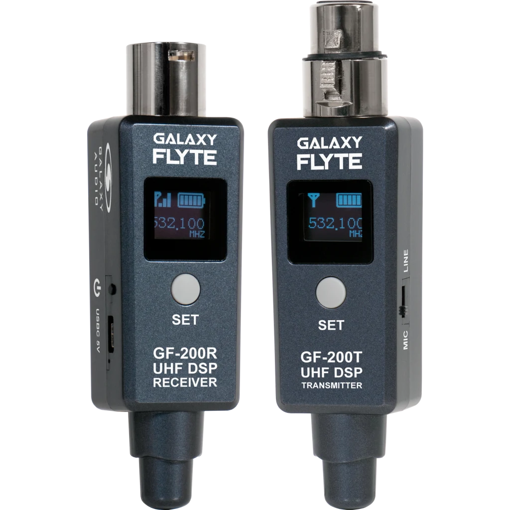 Galaxy Audio GF-200B — Turn Your Existing XLR Microphones or Powered Speakers Wireless with the Galaxy FLYTE gallery 1