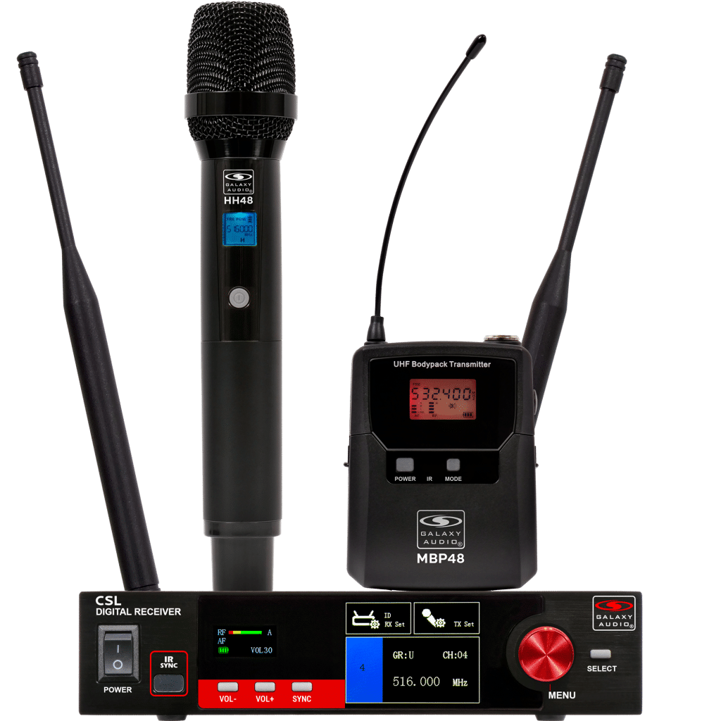 Galaxy Audio MBP48M — Digital UHF Wireless Microphone System | CSL