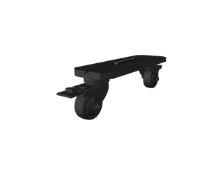 Sessiondesk SBX feet with wheels (Set) - 90s Black