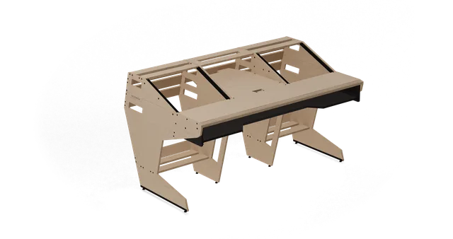 Sessiondesk OKTAV 2.0 Studio Desk with KEY big Keyboard Drawer - 100% Birch