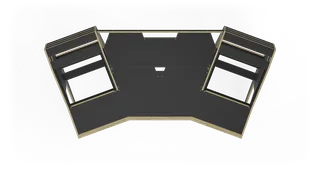 Sessiondesk GUSTAV 2.0 Studio Desk - 90s Black gallery 1