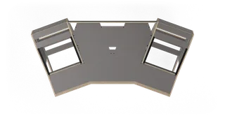 Sessiondesk GUSTAV 2.0 Studio Desk - 80s Grey gallery 1