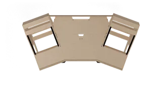 Sessiondesk GUSTAV 2.0 Studio Desk with KEY medium Keyboard Drawer - 100% Birch gallery 1