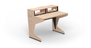 Sessiondesk HOME small 2.0 Studio Desk with RACKS - 100% Birch